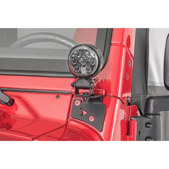 Load image into Gallery viewer, J.W. Speaker 6149233 A-Pillar Light Mounts for 97-06 Jeep Wrangler TJ &amp; Unlimited
