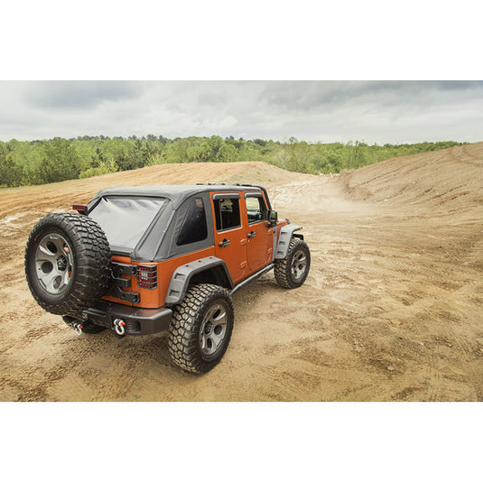 Rugged Ridge 13790.38 Montana Bowless Soft Top for 07-18 Jeep Wrangler Unlimited JK 4 door