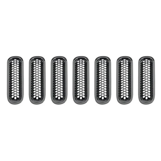 TACTIK JKFGIN-001 Snap-In Grille Inserts for 07-18 Jeep Wrangler JK