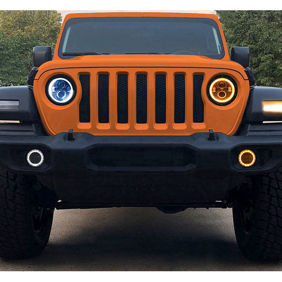 Load image into Gallery viewer, Quake LED QTE962 Halo 9&quot; LED Headlights &amp; Fog Lights with DRL for 18-24 Jeep Wrangler JL &amp; Gladiator JT
