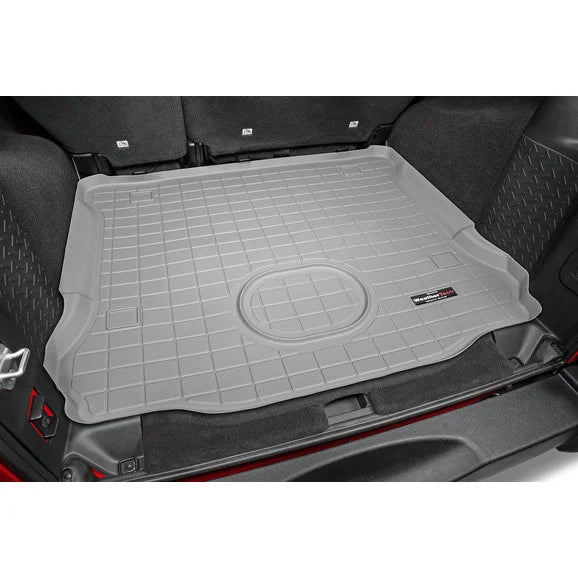 Load image into Gallery viewer, WeatherTech Cargo Liner for 15-18 Jeep Wrangler Unlimited JK 4 Door with All Weather Subwoofer
