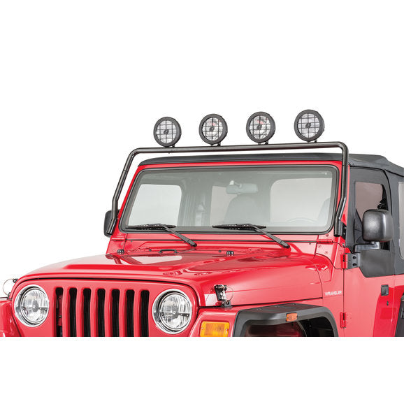 Load image into Gallery viewer, Rugged Ridge 11232.01 Full Frame Light Bar in Black Powdercoat for 97-06 Jeep Wrangler TJ &amp; Unlimited
