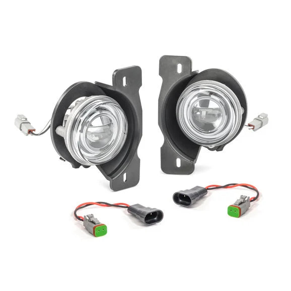 Load image into Gallery viewer, Quadratec LED Fog Lights Kit for 07-23 Jeep Wrangler JL (with Rubicon Steel Bumper) &amp; JK (with 10th Anniversary Bumper)
