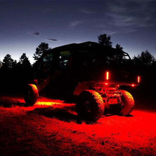 KC HiLiTES Cyclone V2 LED Rock Light Kit- 6 Lights