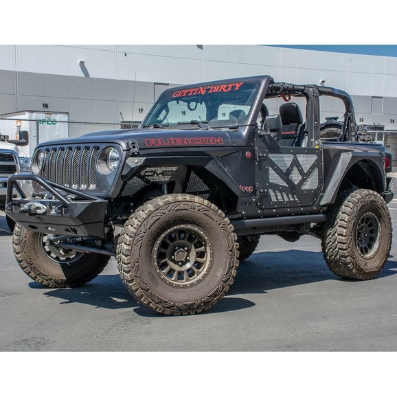 Load image into Gallery viewer, DV8 Offroad SRJL-25 Side Rocker Skins for 18-24 Jeep Wrangler JL
