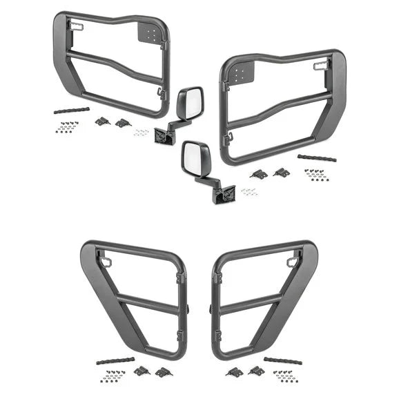 Load image into Gallery viewer, Rugged Ridge Fortis Tube Doors for 18-24 Jeep Wrangler JL &amp; Gladiator JT
