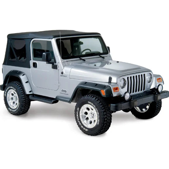 Load image into Gallery viewer, Bushwacker 10917-07 4 3/4&quot; Pocket Style Fender Flares for 97-06 Jeep Wrangler TJ &amp; Unlimited
