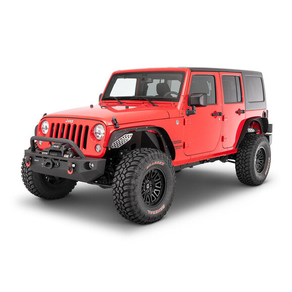 Load image into Gallery viewer, Quadratec Steel Slim Flat Fender Flares for 07-18 Jeep Wrangler JK
