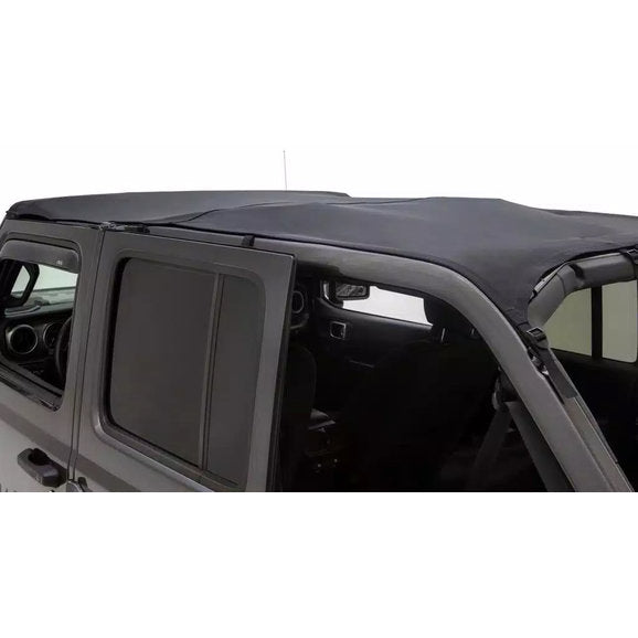 Load image into Gallery viewer, Rugged Ridge 13594.36 Savannah Brief Top in Black Diamond Sailcloth for 20-23 Jeep Gladiator JT
