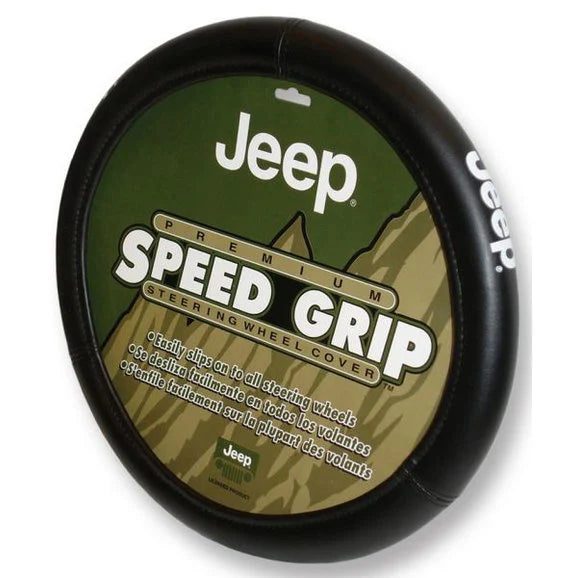 Load image into Gallery viewer, Plasticolor 006478R01 Texture Grip Jeep Logo Steering Wheel Cover
