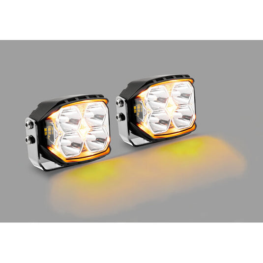 Carnivore J-Series Auxiliary Pod Light with Amber Backlight