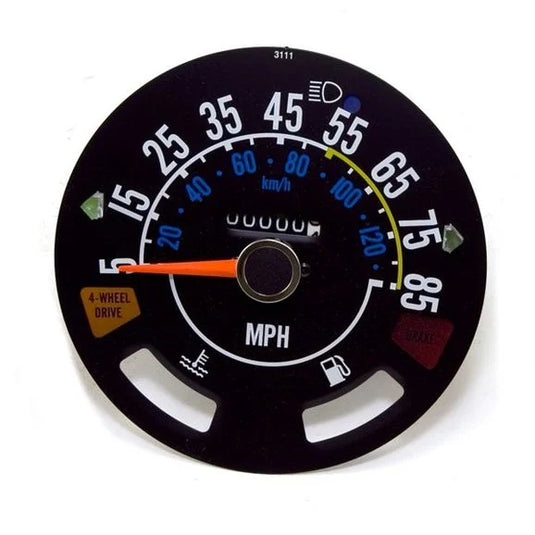 OMIX 17207.03 Speedometer Gauge (5-85MPH) for 80-86 Jeep CJ Series