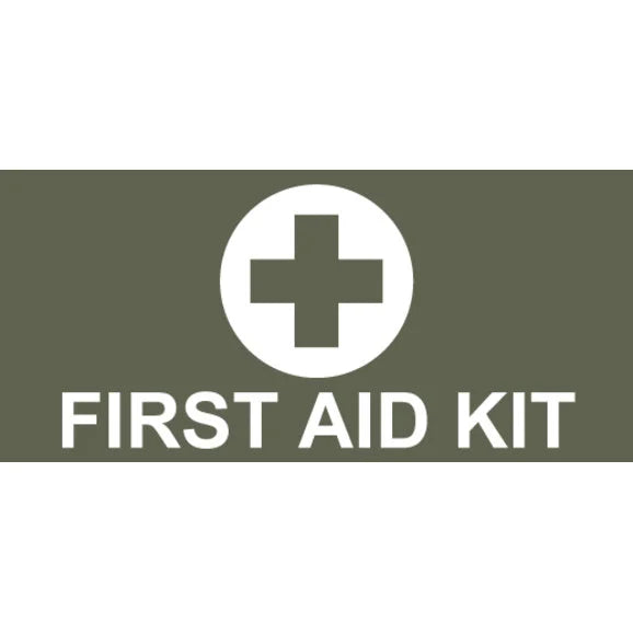 Load image into Gallery viewer, Quadratec First Aid Kit Ammo Storage Box Decal
