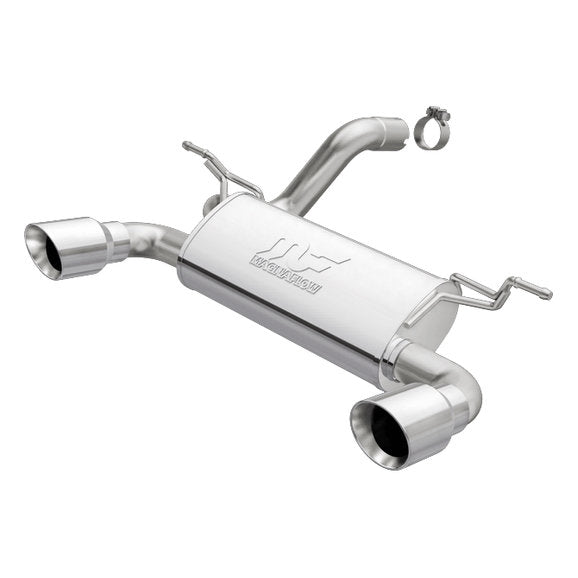 Load image into Gallery viewer, Magnaflow Street Series Stainless Dual Exit Axle-Back Exhaust System for 18-24 Jeep Wrangler JL with 3.6L &amp; 2.0L Engine
