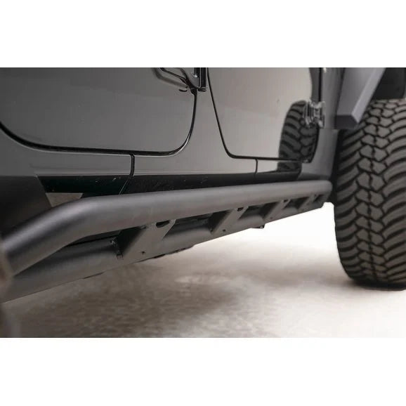 Load image into Gallery viewer, Fab Fours Tube Rock Sliders for 18-24 Jeep Wrangler JL Unlimited
