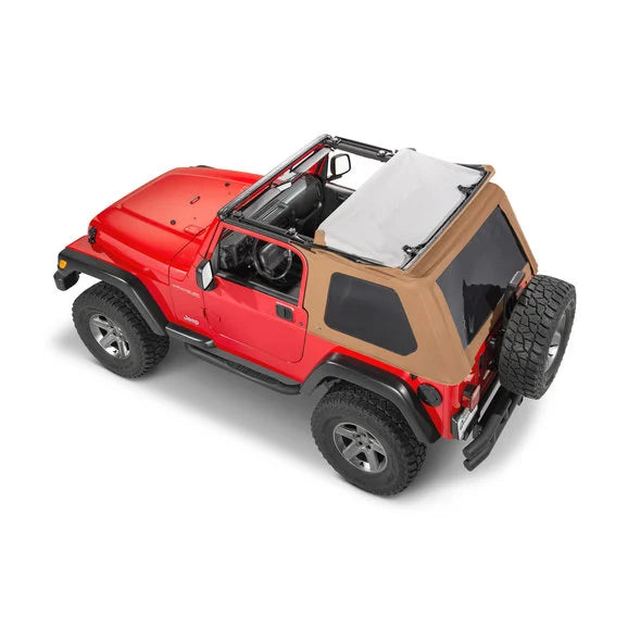 Load image into Gallery viewer, QuadraTop Adventure Top Fastback Conversion Soft Top for 97-06 Jeep Wrangler TJ
