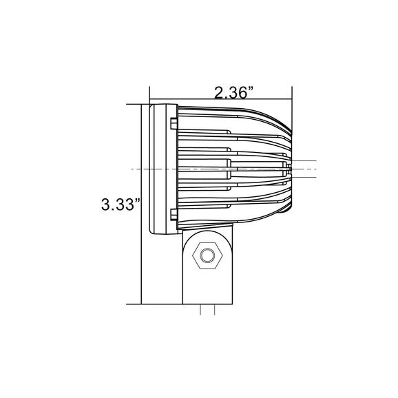 Load image into Gallery viewer, Vision X 4009882 2&quot; Solstice Solo Prime LED Pod 20° Narrow Beam in Black
