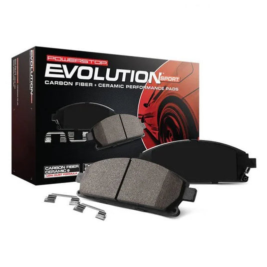 Power Stop Z23-6004 Z23 Evolution Sport Rear Brake Pad Kit for 18-20 Jeep Wrangler JL Sahara & Rubicon