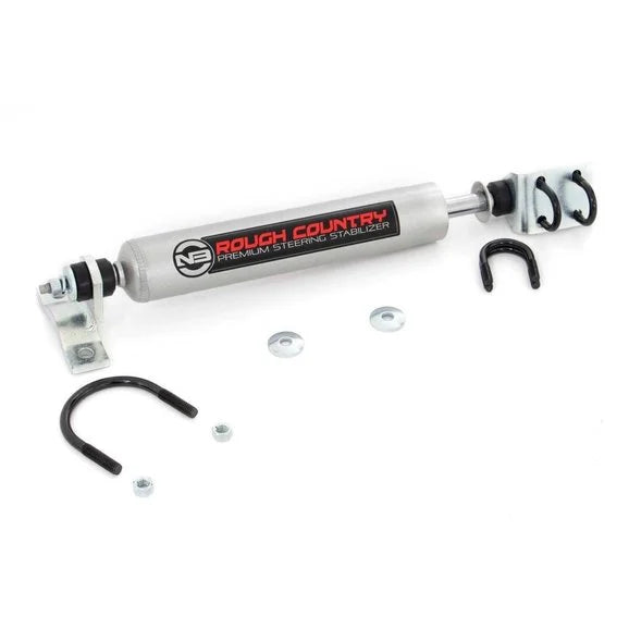 Load image into Gallery viewer, Rough Country 8734530 N3 Steering Stabilizer for 59-86 Jeep CJ
