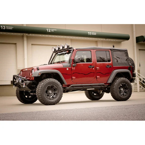 Rugged Ridge 12300.32 Barbed Wire Side Decals for 07-18 Jeep Wrangler Unlimited JK 4 Door