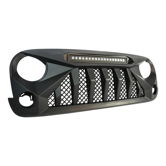 Load image into Gallery viewer, Overtread 19045 Pilot Rock Front Grille for 07-18 Jeep Wrangler JK
