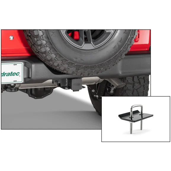 Load image into Gallery viewer, Quadratec Premium 2&quot; Receiver Hitch for 18-24 Jeep Wrangler JL
