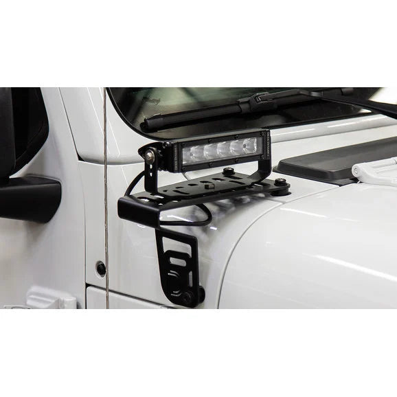 Load image into Gallery viewer, Diode Dynamics DD6089 Cowl Mounted Light Bracket Pair for 18-24 Jeep Wrangler JL &amp; Gladiator JT
