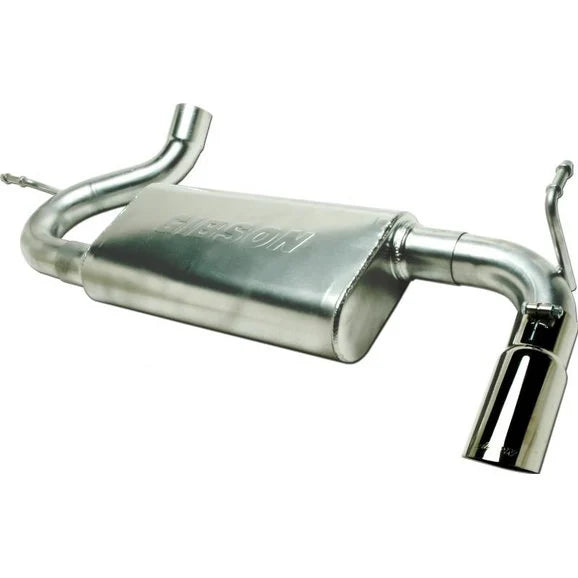 Gibson 617301 Stainless Steel Swept Side Exhaust for 07-18 Jeep Wrangler JK