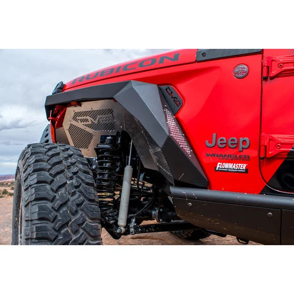 Load image into Gallery viewer, DV8 Offroad FDJL-01 Armor Fenders with Vents &amp; Turn Signals for 18-24 Jeep Wrangler JL
