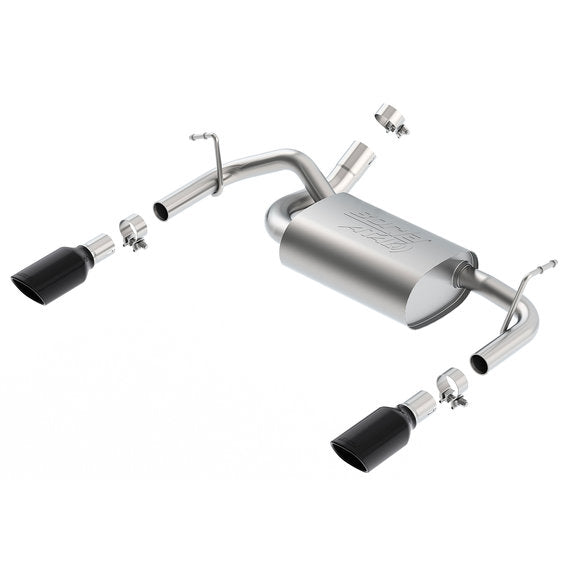 Load image into Gallery viewer, Borla Stainless Steel Axle Back Exhaust Kit for 12-18 Jeep Wrangler JK with 3.6L Engine
