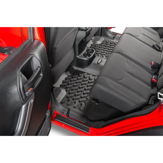 Quadratec Ultimate All Weather Floor Liners for 07-13 Jeep Wrangler JK Unlimited