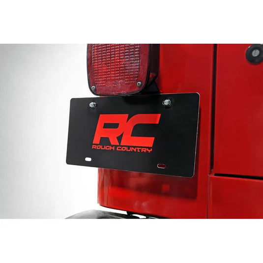 Rough Country 10510 License Plate Adapter for 97-06 Jeep Wrangler TJ