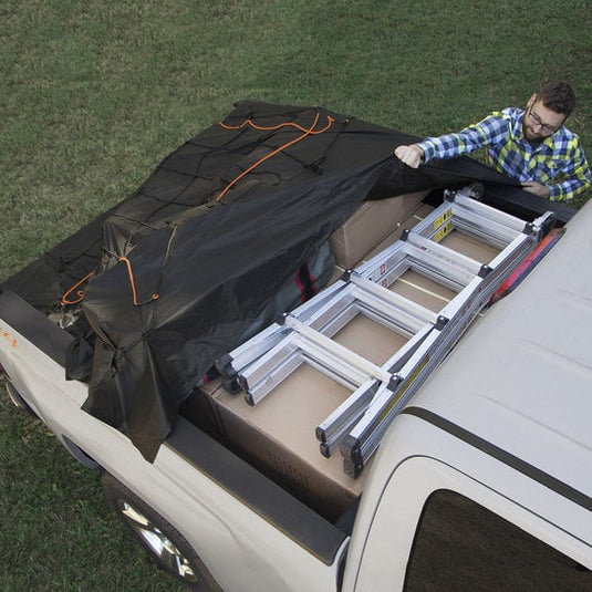 Rightline Gear 4x4 100T60 Truck Bed Cargo Net with Built-In Tarp