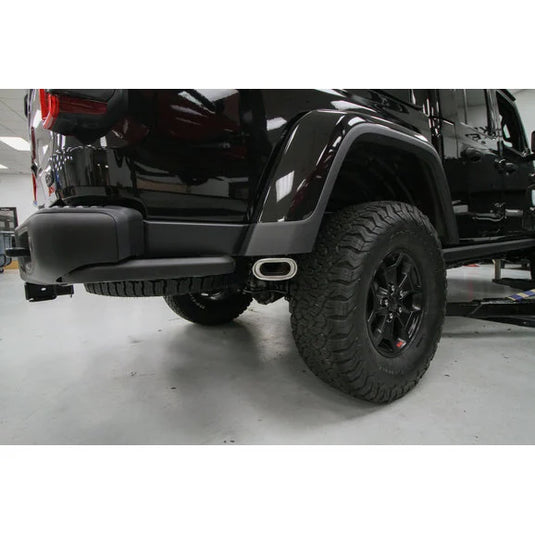 Hooker Headers BH5416 BlackHeart Dual Exit Axle-Back Exhaust Kit w/o Muffler for 20-24 Jeep Gladiator JT 3.6L