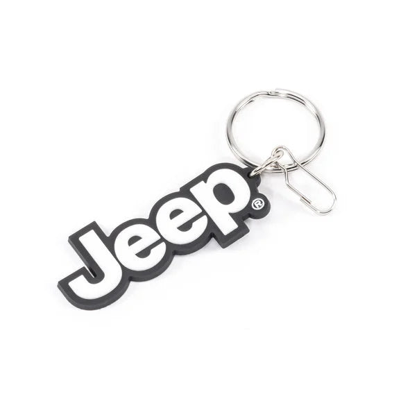 Load image into Gallery viewer, Plasticolor 004474R01 Jeep Logo PVC Keychain
