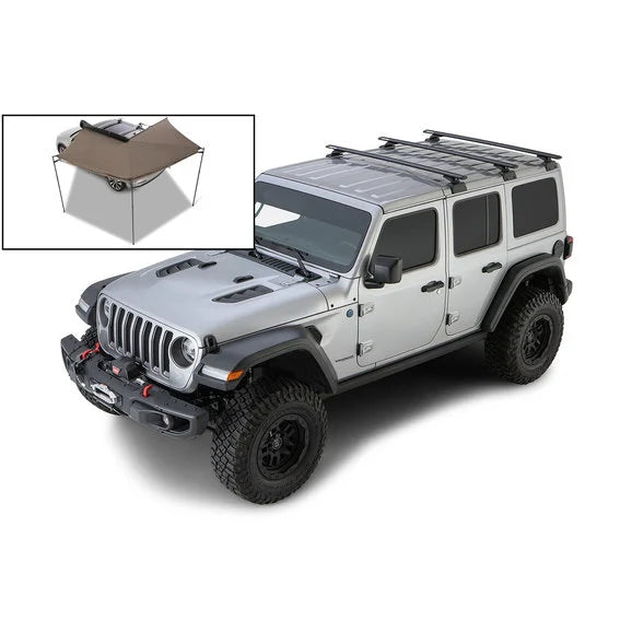 Load image into Gallery viewer, Rhino-Rack Vortex 3-Bar Backbone Roof Rack for 18-24 Jeep Wrangler JL Unlimited with Hardtop
