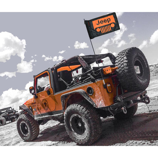 Forever Wave 12" x 18" Jeep Specialty Flags