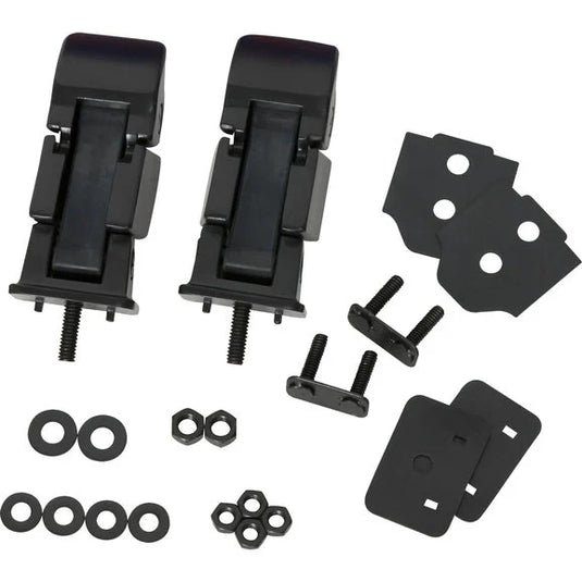 Kentrol Stainless Steel Hood Latch Set for 97-06 Jeep Wrangler TJ & Unlimited