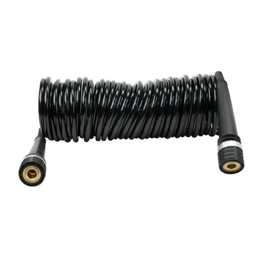 Viair 00034 30ft. Coil Hose, PU, Inside Braided with Quick Connect Couplers