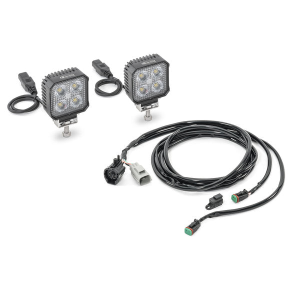 Load image into Gallery viewer, Quadratec 3&quot; LED Sleek Backup Light Kit- 160° Flood Beam for 07-18 Jeep Wrangler JK
