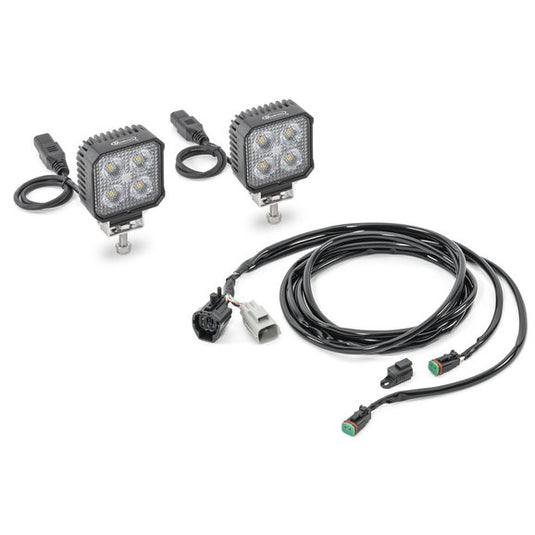 Quadratec 3" LED Sleek Backup Light Kit- 160° Flood Beam for 07-18 Jeep Wrangler JK