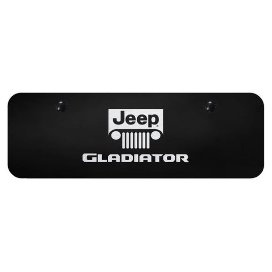 Automotive Gold Laser Etched Stainless Gladiator Mini License Plate