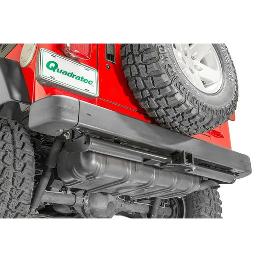 Quadratec 4 Bike Folding Bike Rack & 2" Receiver Hitch Kit for 97-06 Jeep Wrangler TJ & Unlimited