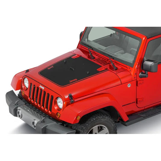 Mopar Hood Decal with Jeep Logo for 07-18 Jeep Wrangler JK