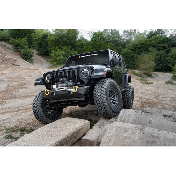 Load image into Gallery viewer, Rugged Ridge XOR Front Stubby Bumper for 07-24 Jeep Wrangler JK, JL &amp; Gladiator JT
