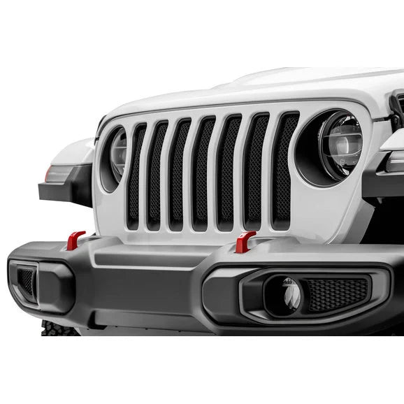 Load image into Gallery viewer, T-Rex 46493 Sport Black Mesh Stainless Steel Grille for 18-23 Jeep Wrangler JL
