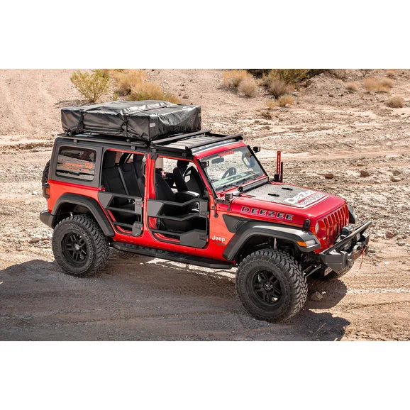 Load image into Gallery viewer, Dee Zee DZ4472JL Aluminum Roof Rack System for 18-24 Jeep Wrangler JL Unlimited 4-Door
