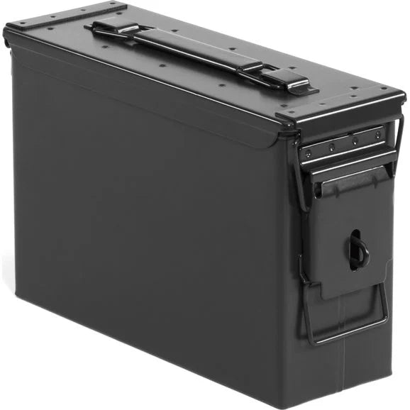 Load image into Gallery viewer, Quadratec 7.62mm Black Locking Ammo Storage Can
