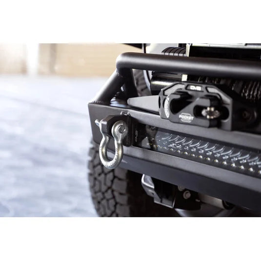 DV8 Offroad FBJL-11 FS-1 Series Front Stubby Bumper for 07-24 Jeep Wrangler JK, JL & Gladiator JT