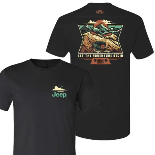 Jeep Merchandise Men's Jeep Dunes T-Shirt in Black